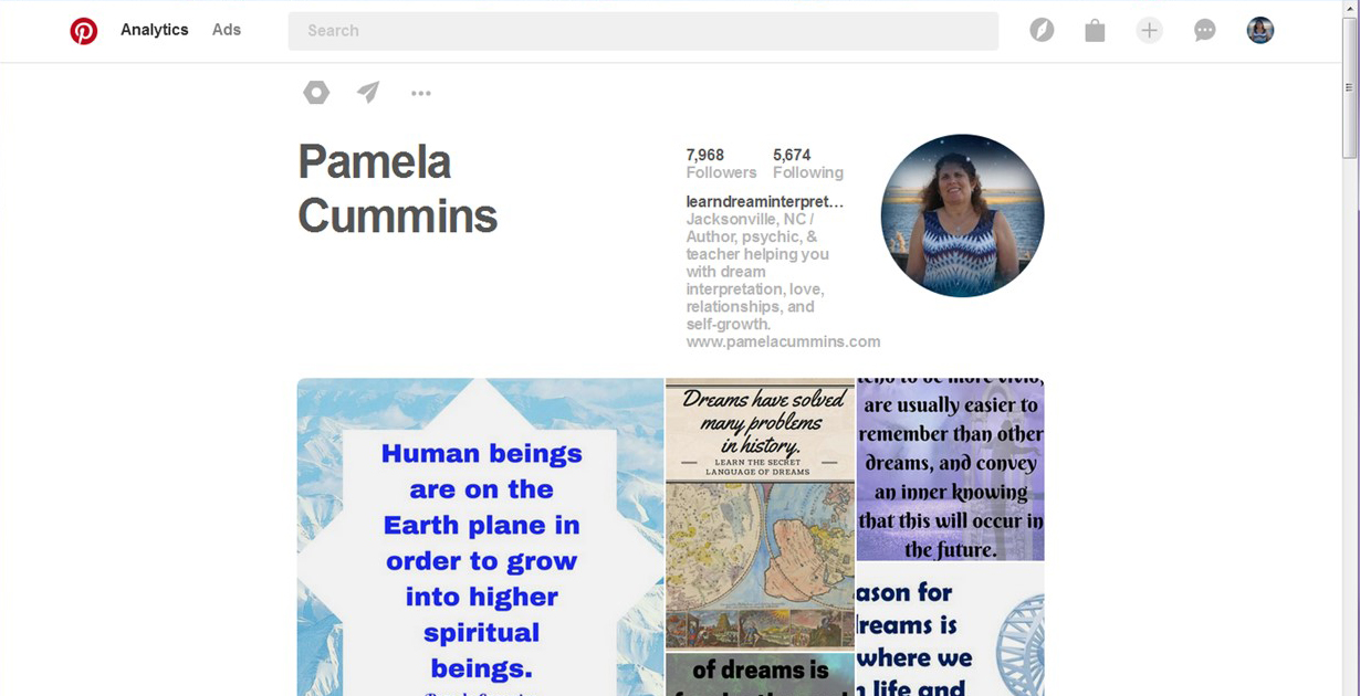 Pamela Cummins Pinterest